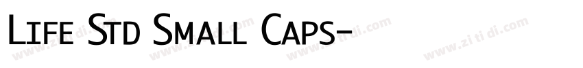 Life Std Small Caps字体转换